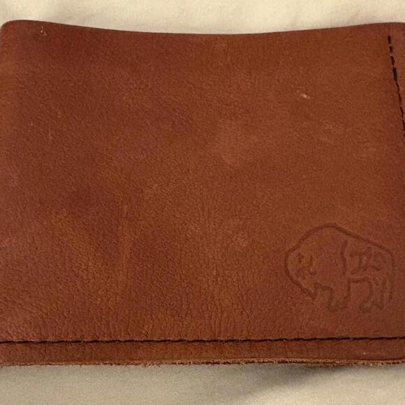 Buffalo‎ leather Bifold Wallet by TLS Soft Tan Feel Supple Bending TLS - Picture 1 of 12